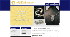 Desktop Screenshot of ctballjewellers.town.ie