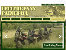 Tablet Screenshot of letterkennypaintball.town.ie