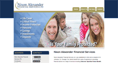 Desktop Screenshot of nafinancialservices.town.ie